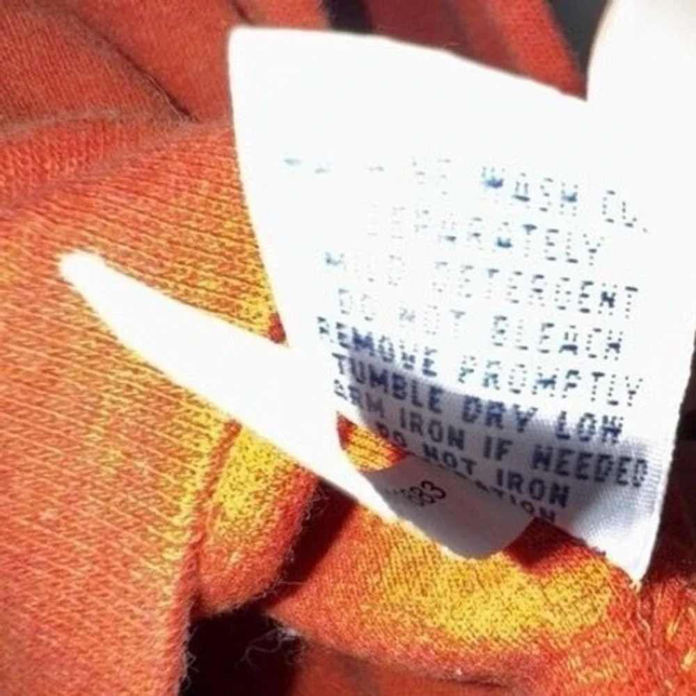 Polo Ralph Lauren Sweater Men XL Orange Long Sleeve Pullover 1/4 Zipper‎ Cotton